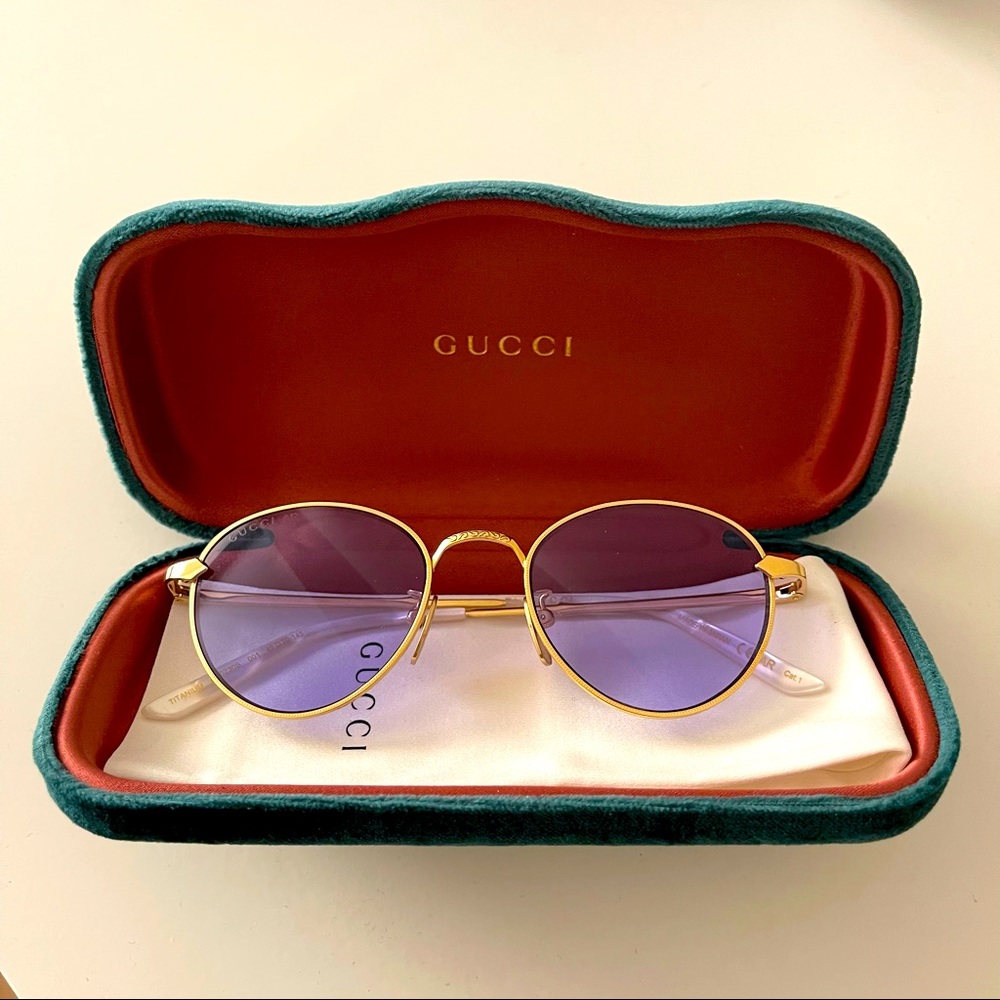Gucci Lavender Sunglasses GG0230S